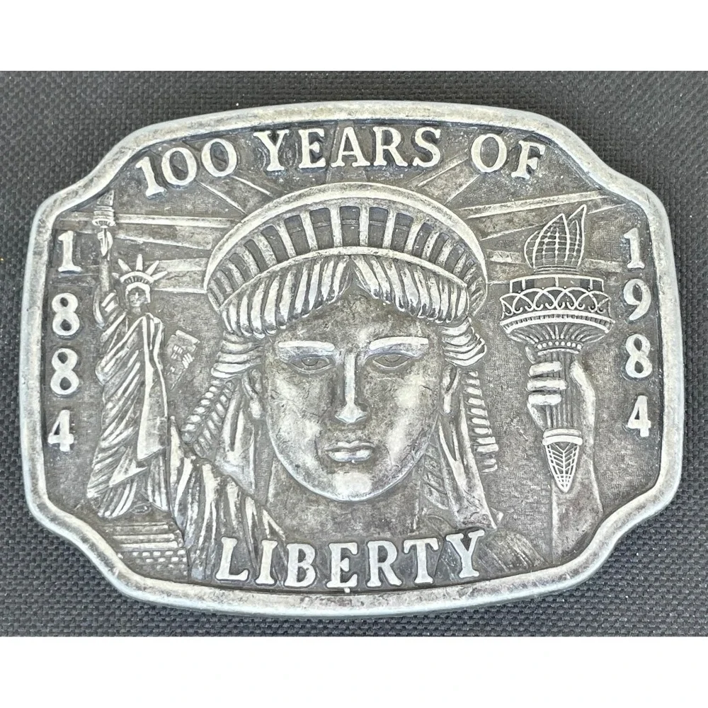 Vintage 1984 Liberty Collection Statue of Liberty 100 Years Belt Buckle Numbered